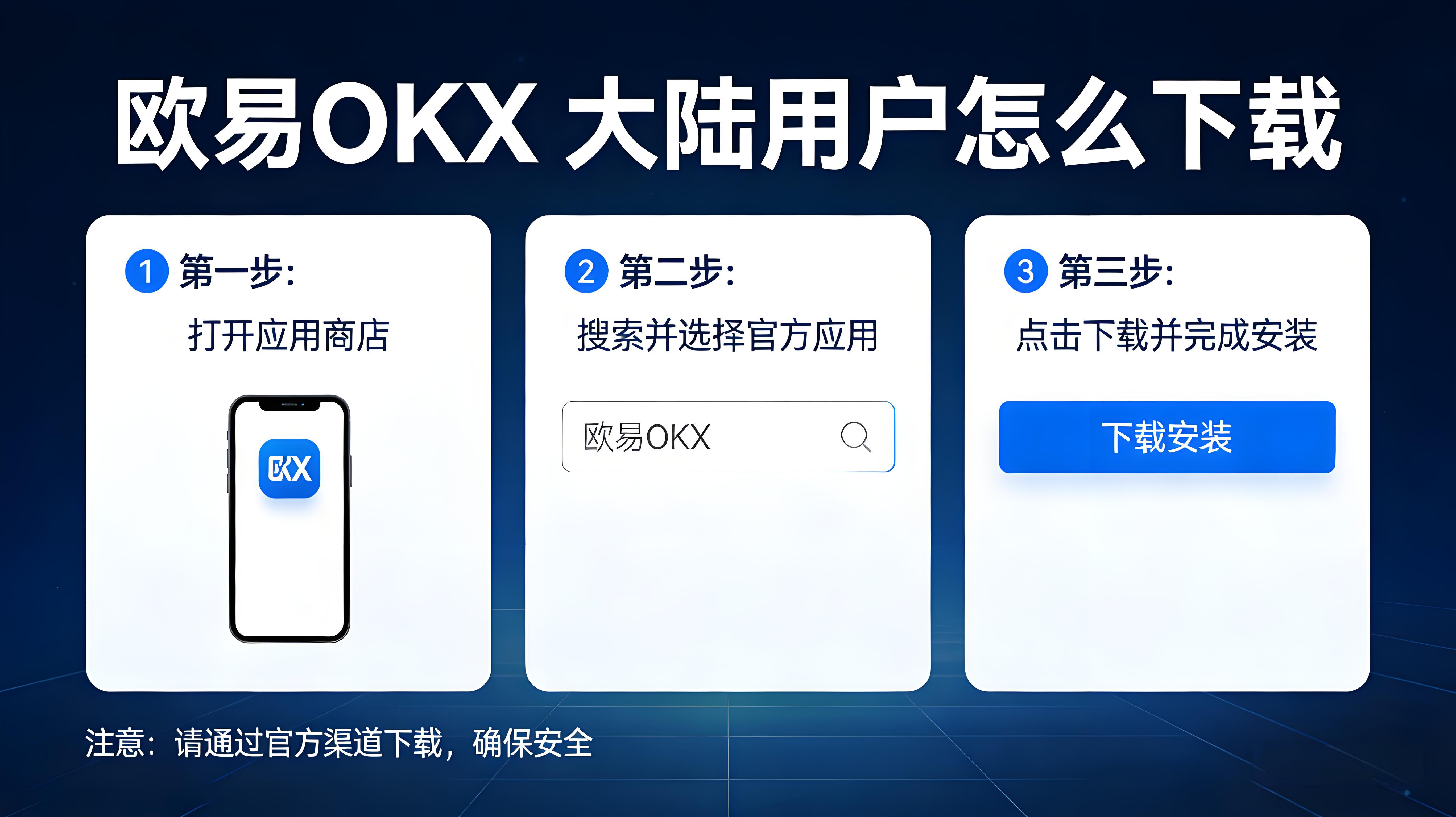 大陆用户怎么下载欧易OKX？