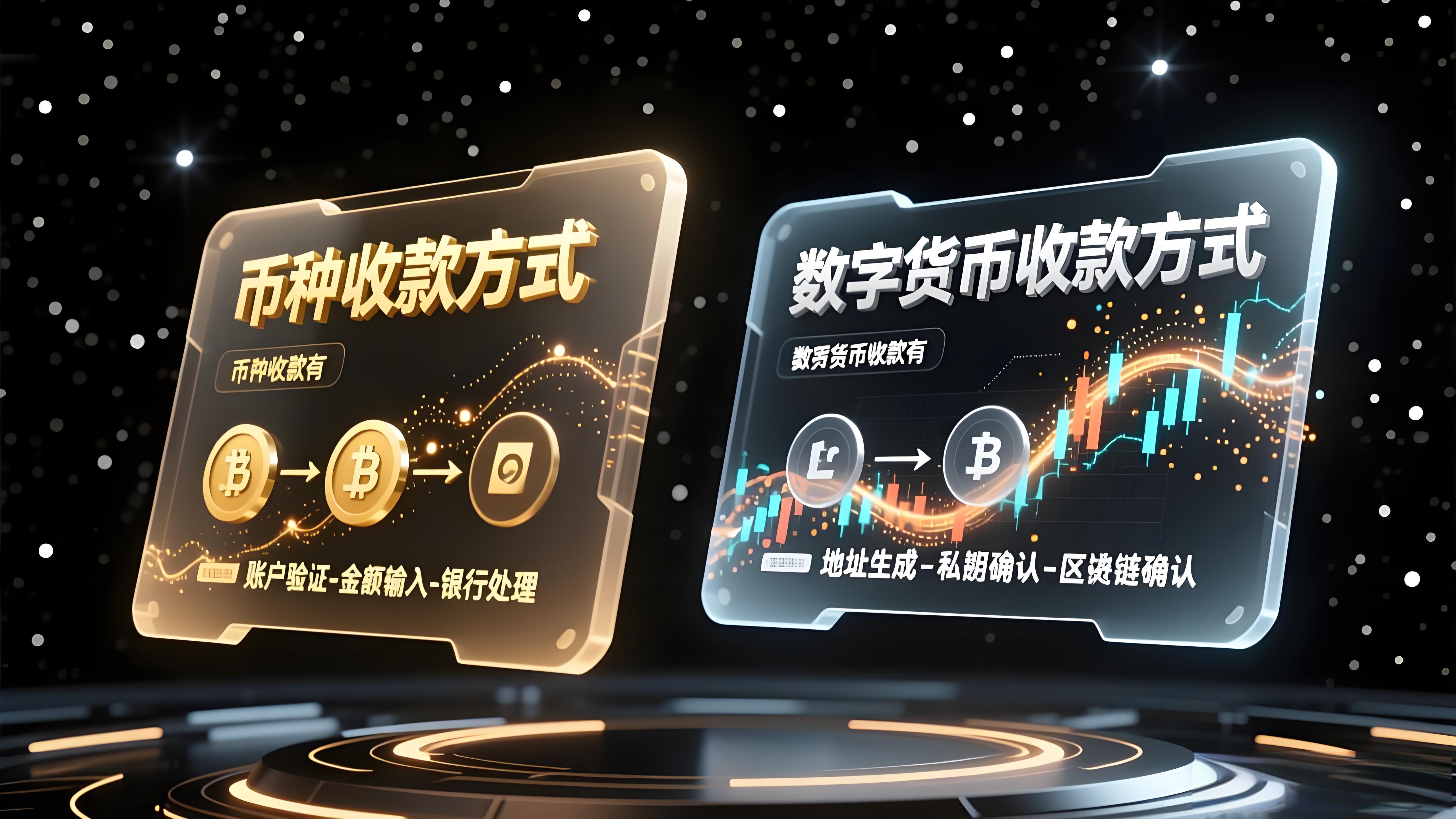 币种和数字货币有什么不同收款方式？