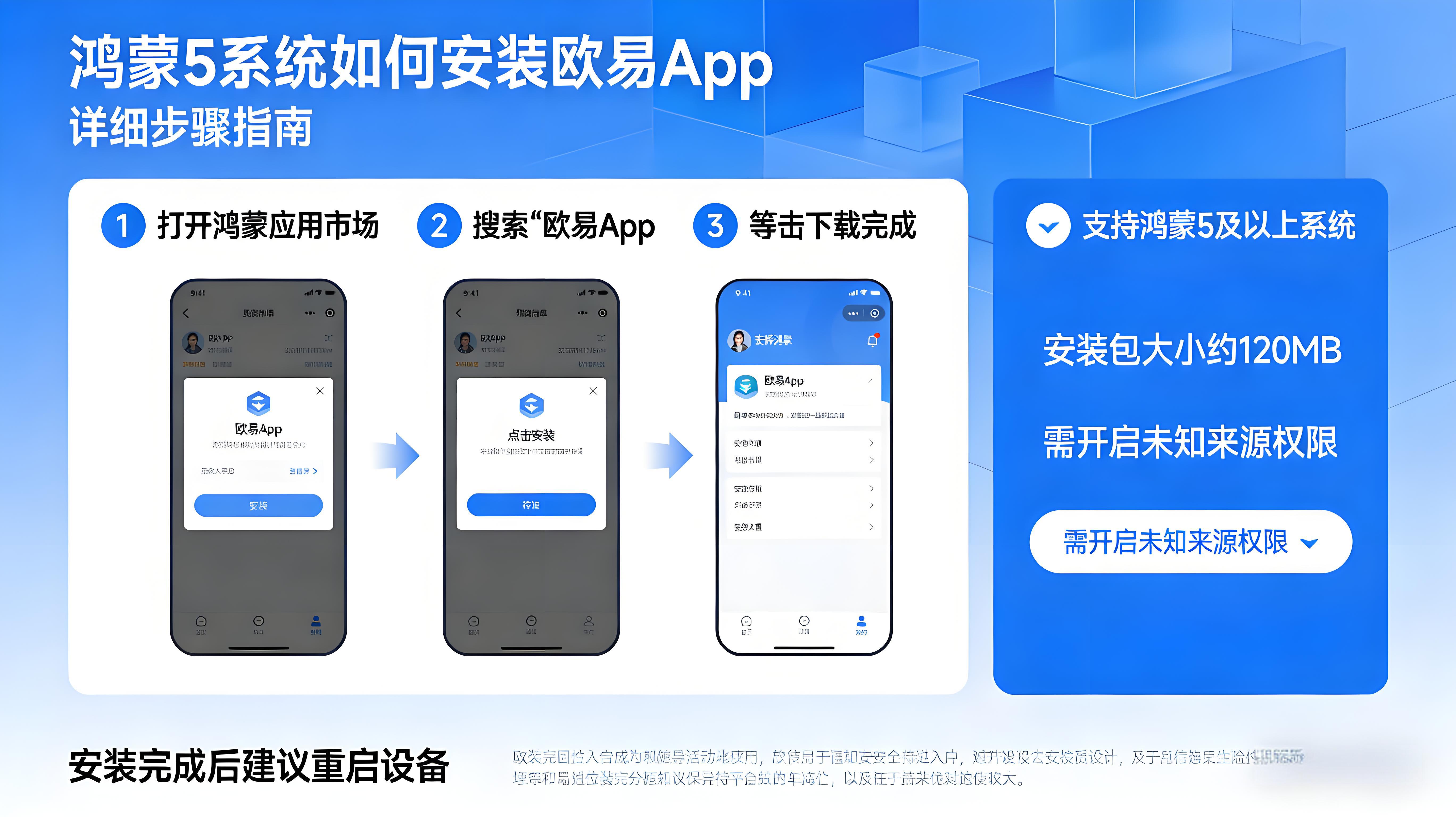 鸿蒙5系统怎么安装欧易App？